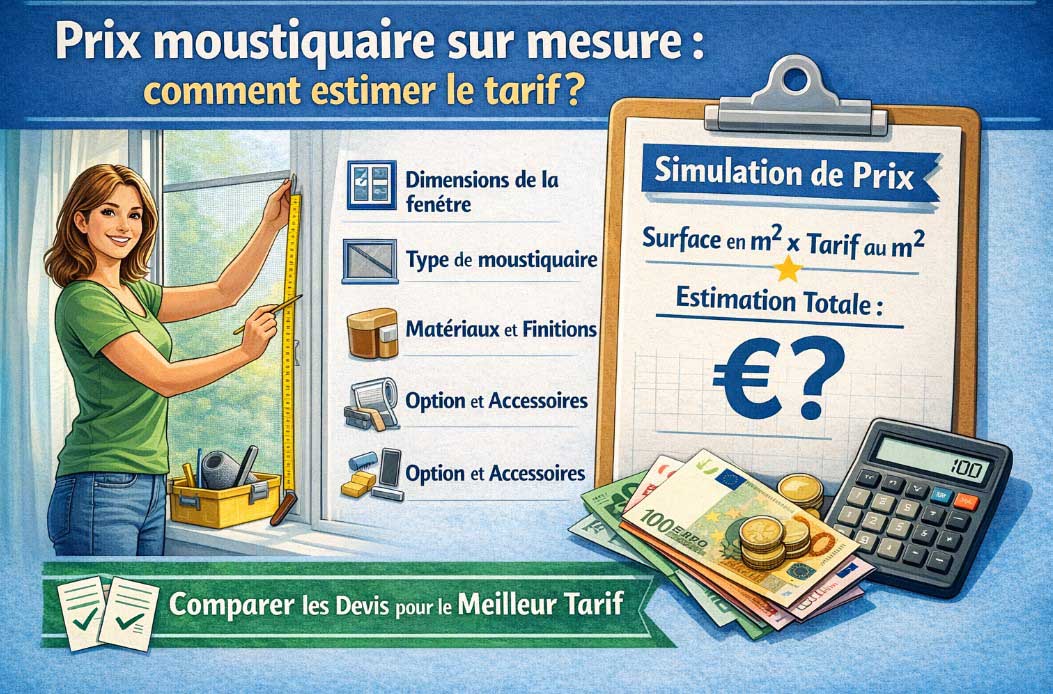Prix moustiquaire sur mesure – moustiquaire plissée pour fenêtre et porte